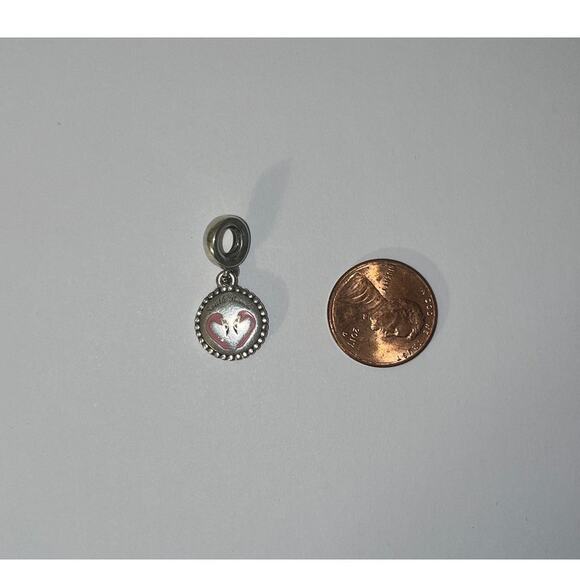 PANDORA South Beach Flamingo Dangle Charm Retired - Sterling Silver 925 - Picture 8 of 9